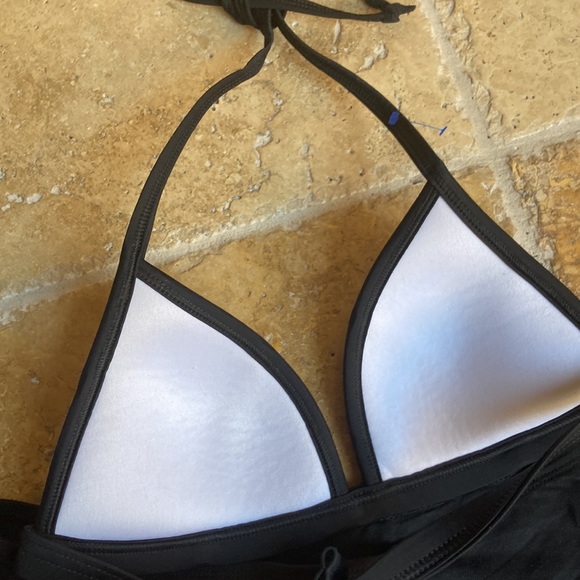 Body glove size small swim skirt and bikini top lavender black nwt - Picture 7 of 9